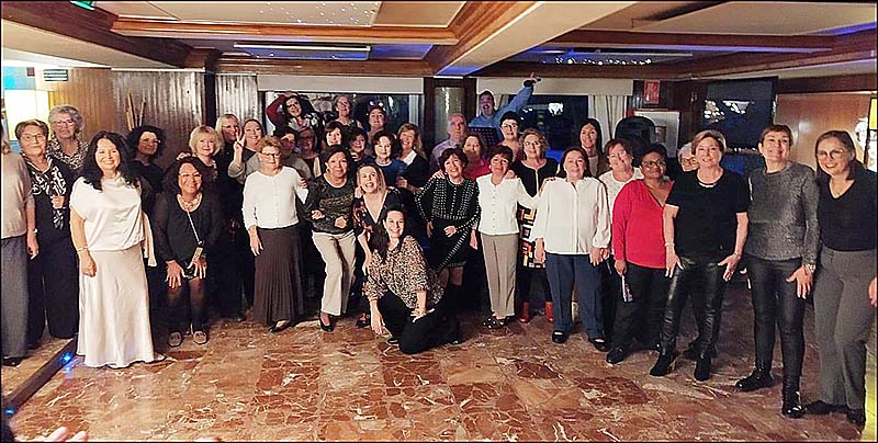 Asimepp celebró con sus socios y amigos la cena de Navidad