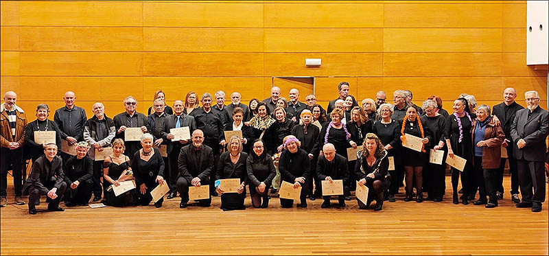 Los alumnos del 18º Curso de Solfeo Ars Aetheria ofrecieron su Concierto y Acto de clausura del primer cuatrimestre del Curso 2024-2025