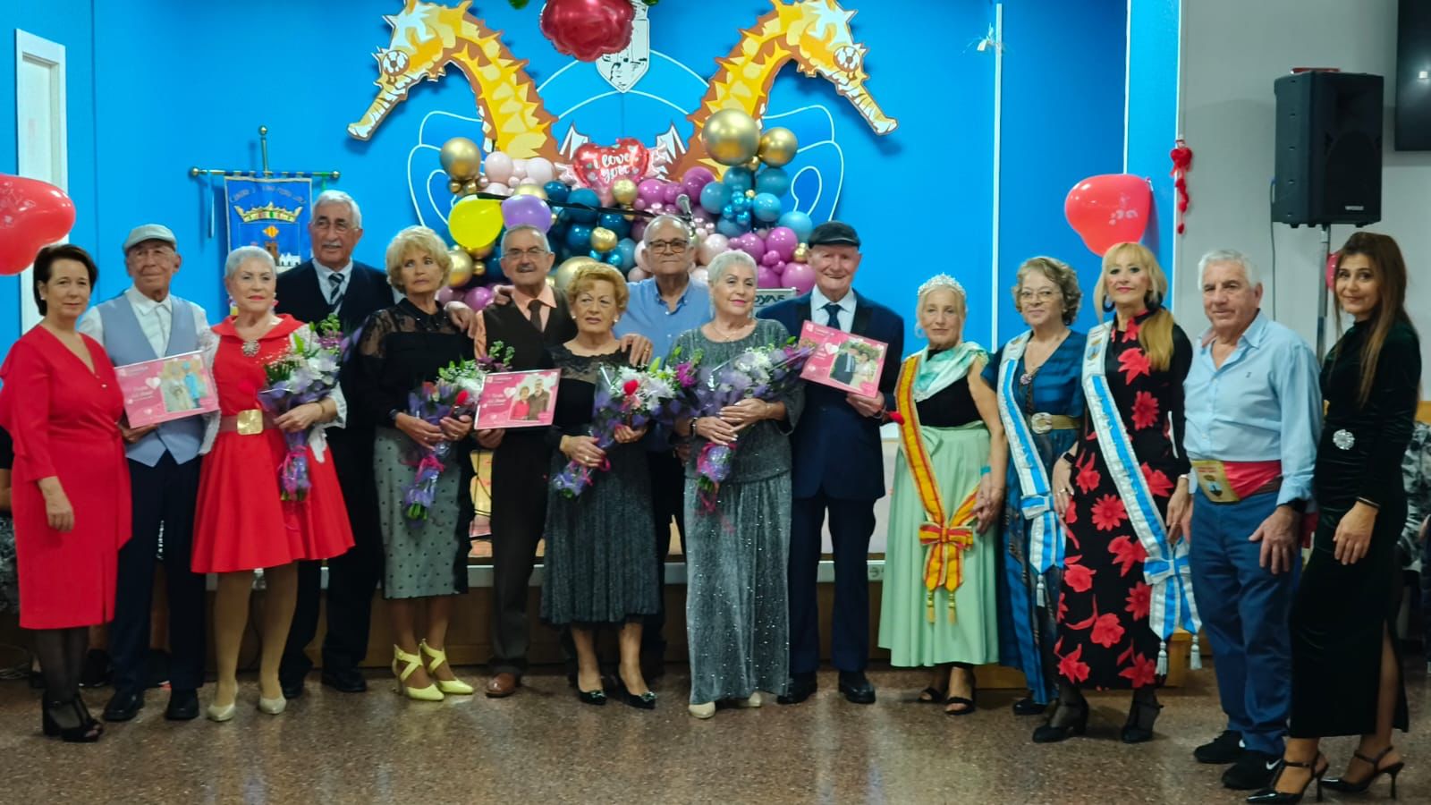 La casa de la tercera edad de Pedro Lorca celebra la fiesta del amor