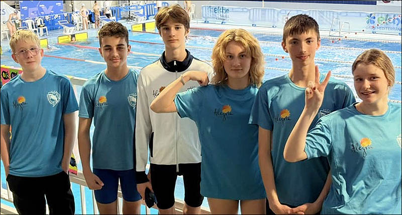 Éxito del Club de Natación Alfa en el Campeonato autonómico infantil de invierno de Elche