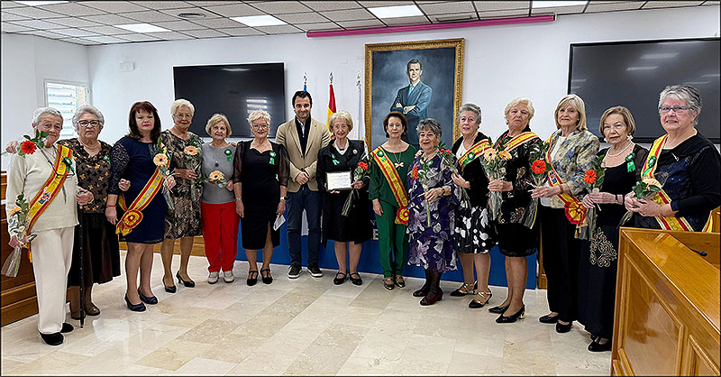 Recepción del alcalde a las “Águedas” en XX Aniversario