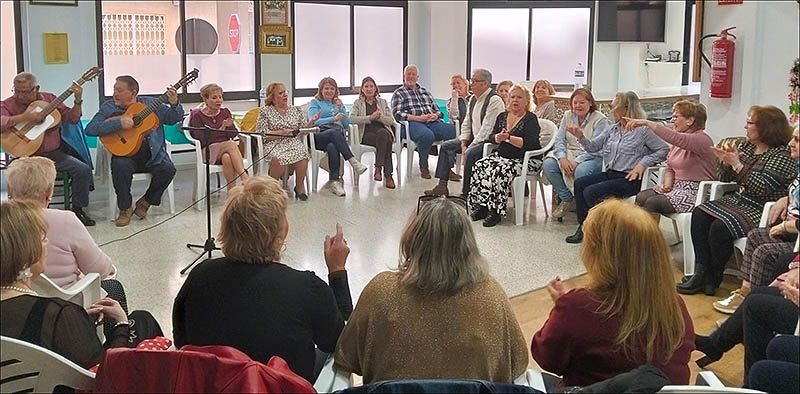 Encuentro de Coros en la sede de la Asociación Cultural Andaluza