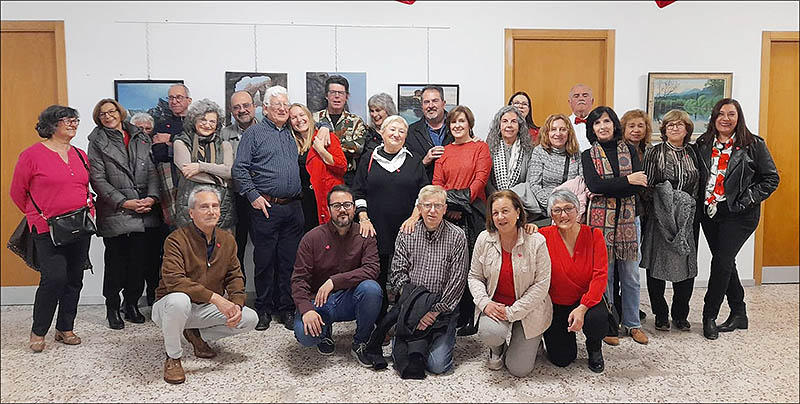 El pintor de Torrevieja Javier Samaniego presenta su exposición «Paisajes» en Elche