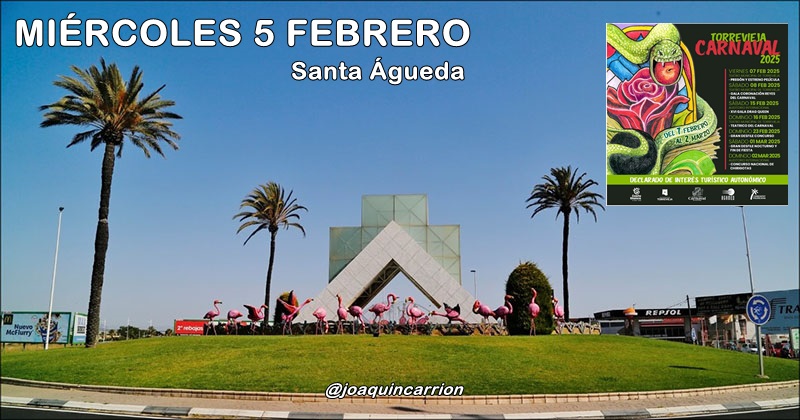 Agenda del miércoles 5 de febrero