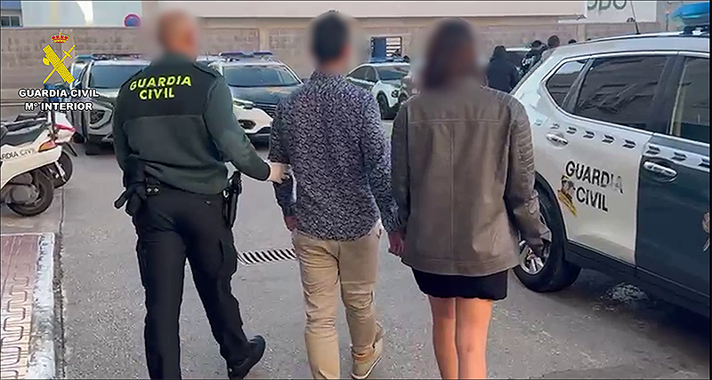 Dos detenidos en un control con más de un kilo de cocaína en Torrevieja