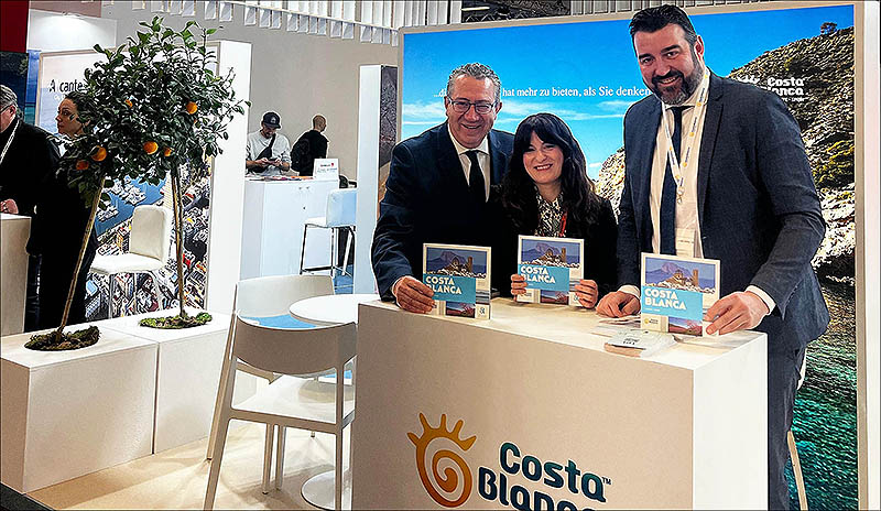 La Costa Blanca busca diversificar mercados, prolongar la temporada estival y llegar a nuevos perfiles de viajeros en la ITB de Berlín