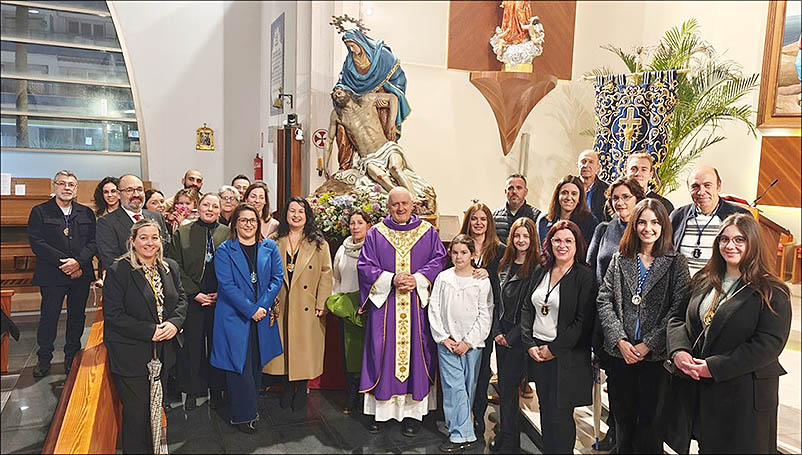 La Cofradía de Ntra. Sra. de la Piedad celebró su Eucaristía Pasional