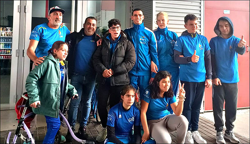 Nueve medallas para el Club de Apanee y subcampeón autonómico de atletismo adaptado por equipos en el Campeonato FEDI 2025.