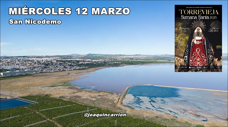 Agenda del miércoles 12 de marzo
