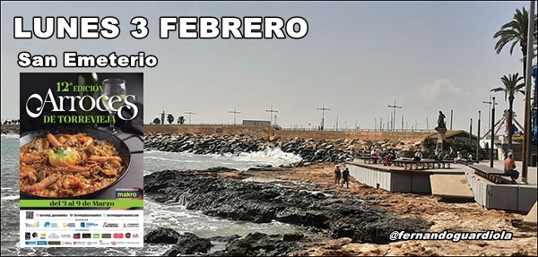 Agenda del lunes 3 de marzo