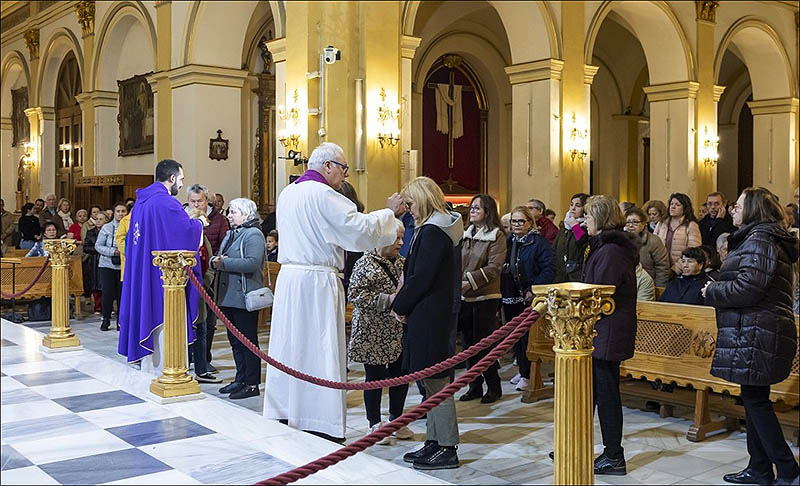 Torrevieja celebró el “Miércoles de Ceniza”, iniciando así el periodo de la Cuaresma que nos llevará a la Semana Santa