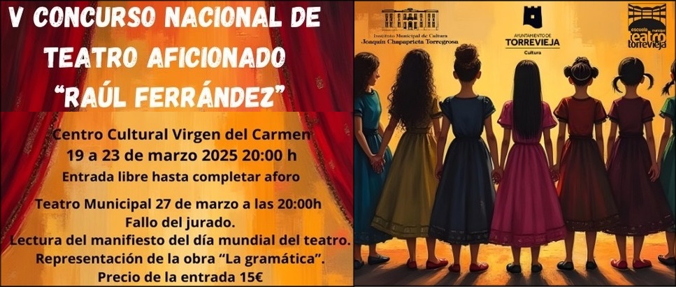 Esta tarde arranca el V Concurso Nacional de Teatro Aficionado “Raúl Ferrández”