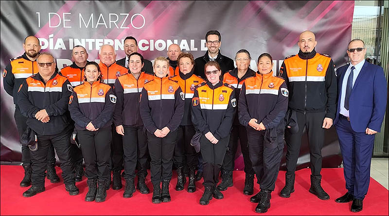 La Agrupación de Voluntarios de Protección Civil de Torrevieja , recibió la Cruz al Mérito de Protección Civil con Distintivo Rojo del Ayuntamiento de Moncada