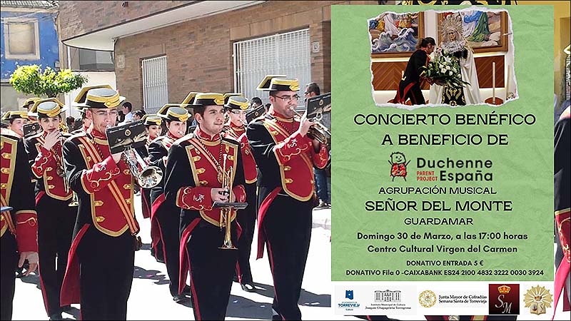 Concierto de marchas procesionales a beneficio de “Duchenne parent Project”