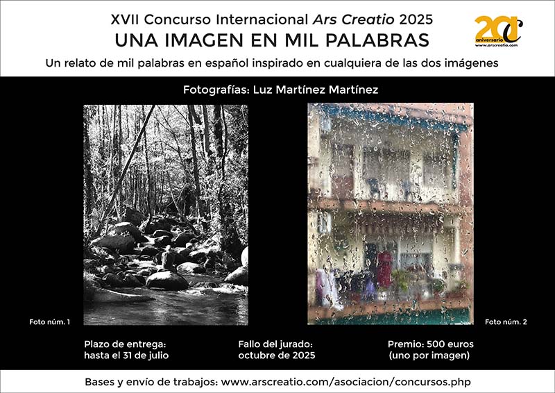 Ars Creatio convoca la decimoséptima edición  de su concurso «Una imagen en mil palabras»
