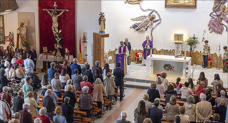 El Obispo de la Diócesis, Monseñor Munilla, presidió la Eucaristía del 25º Aniversario del Cristo de la Sentencia