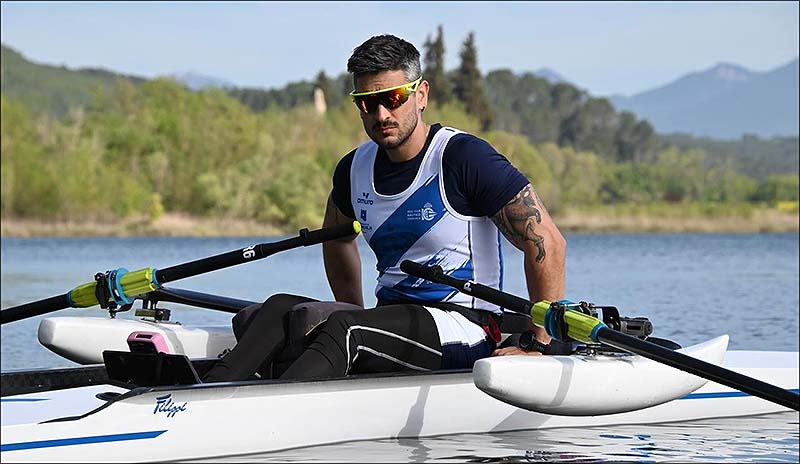 El remero paralímpico Javier García del RCNT, Oro en el Trial de acceso a la Selección Española