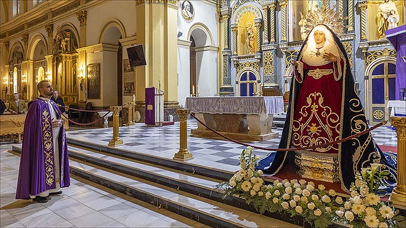 Comienza el solemne septenario a Nuestra Señora de los Dolores en el Templo Arciprestal de la Inmaculada Concepción