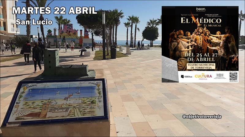 Agenda del martes 22 de abril