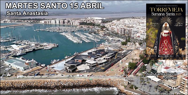 Agenda del Martes Santo, 15 de abril