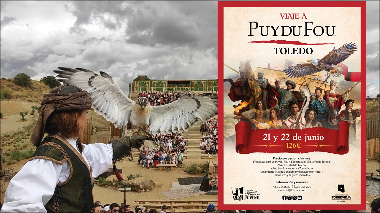 Juventud abre las inscripciones del viaje al parque “Puy du fou”