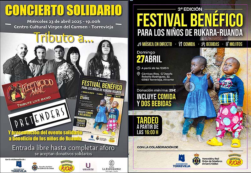 Concierto Solidario y Presentación del Festival Benéfico para los niños de Rukara-Ruanda