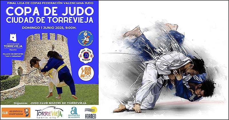 El Palacio de los Deportes sede el próximo domingo de la Copa de Judo “Ciudad de Torrevieja”