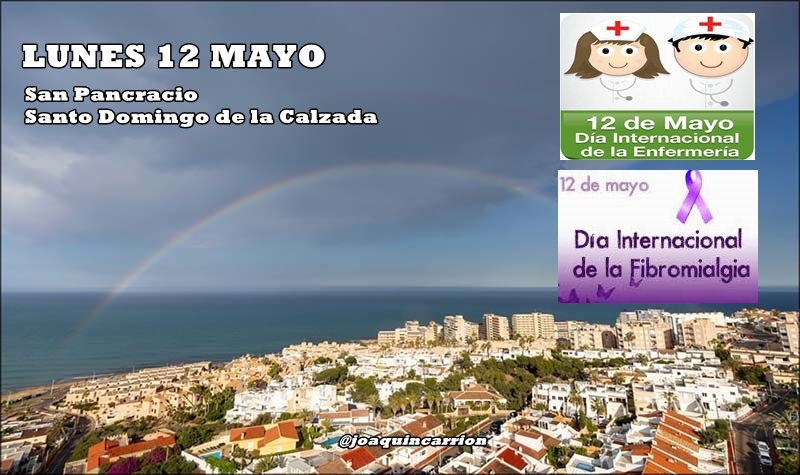 Agenda del lunes 12 de mayo