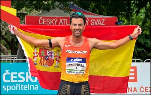 El marchador Miguel Ángel López record de España en Podebrady  (Republica Checa)