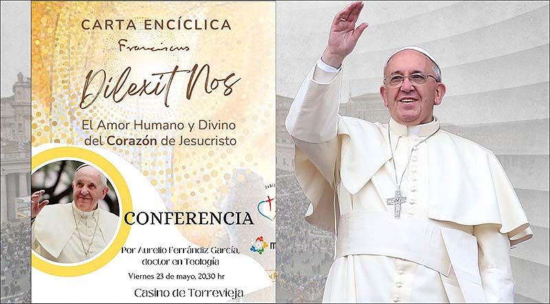 Conferencia “Dilexit Nos” por Don Aurelio Ferrándiz, doctor en teología, en el casino de Torrevieja