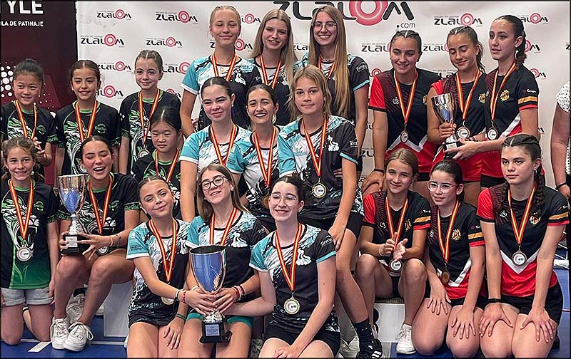 El Equipo Femenino del Club de Patinaje Torrevieja se Corona Campeón de la Liga Nacional de Patinaje Inline Freestyle de 3ª División
