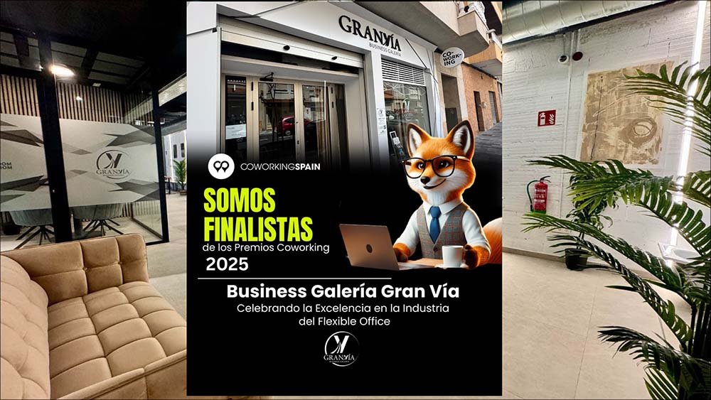 Business Galería Gran Vía, finalista en los Premios Coworking Spain 2025