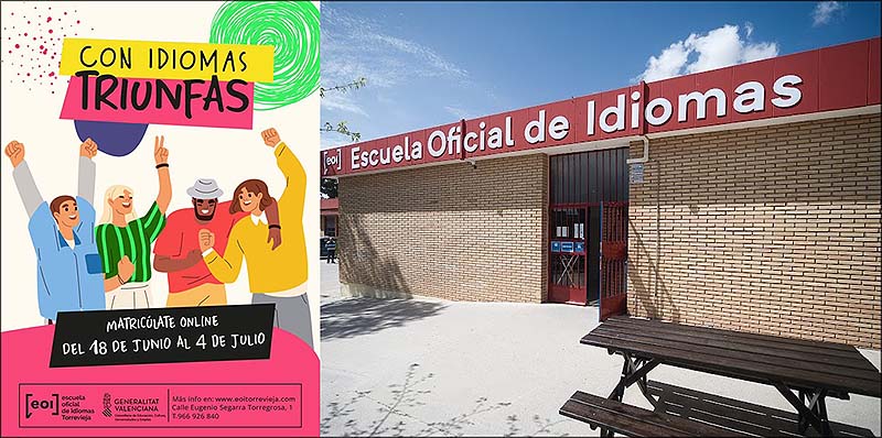 La Escuela Oficial de Idiomas de Torrevieja abre el plazo de inscripciones