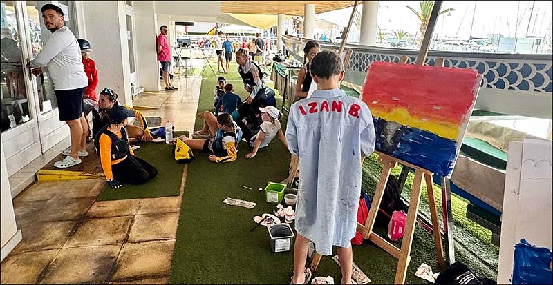 Jóvenes artistas ‘tocaron el mar’ en el Real Club Náutico de Torrevieja