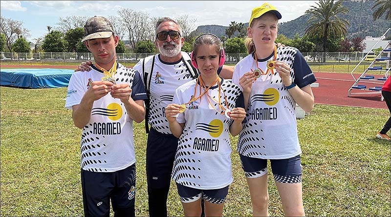 El Club CADA brilla en el Autonómico de Atletismo Adaptado con ocho medallas en Xàtiva