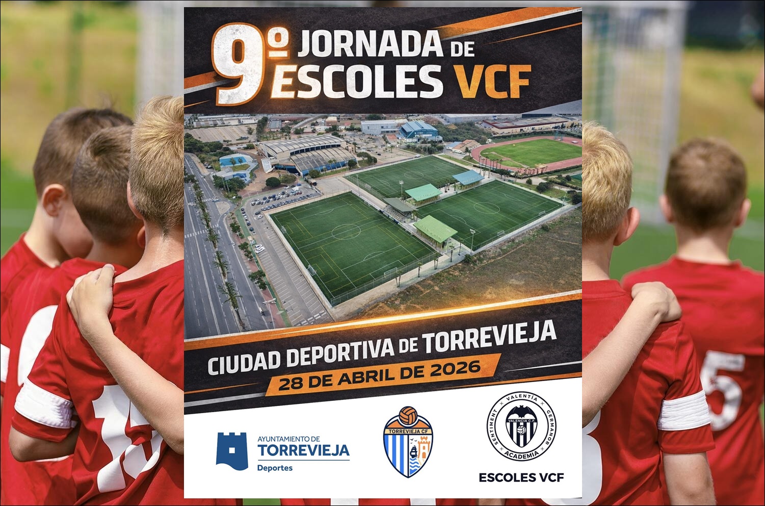 Torrevieja se convierte hoy en epicentro del fútbol base con la 9ª Jornada de Escoles VCF