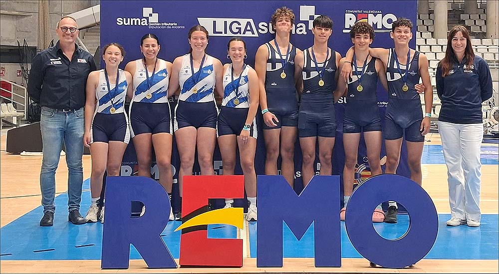 Los remeros del RCN Torrevieja arrasan en el campeonato autonómico de Alicante y se llevan 18 medallas