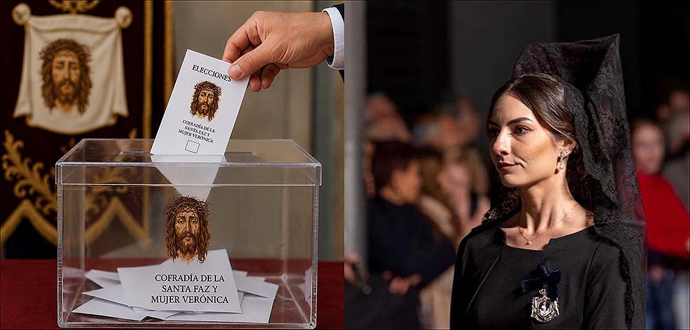 María Jesús Lidón reelegida presidenta de la Cofradía de la Santa Faz y Mujer Verónica