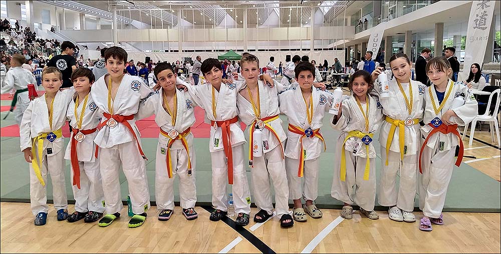 21 Medallas Para el Judo Club Nozomi en la Copa de Judo De San Vicente