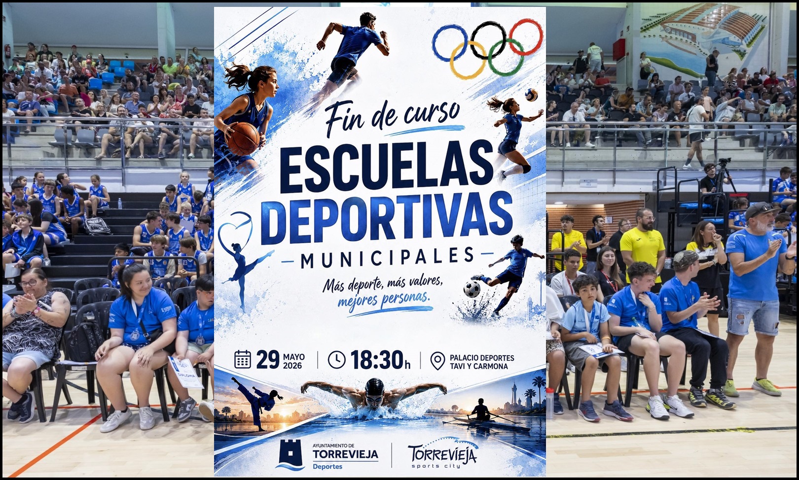 Torrevieja celebra la gran clausura de las Escuelas Deportivas Municipales con más de 2.000 participantes