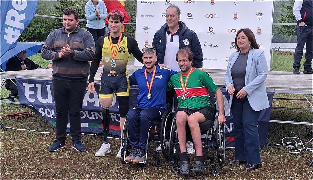 Medalla de Oro para Javier García Martínez en el campeonato de España de remo paralímpico