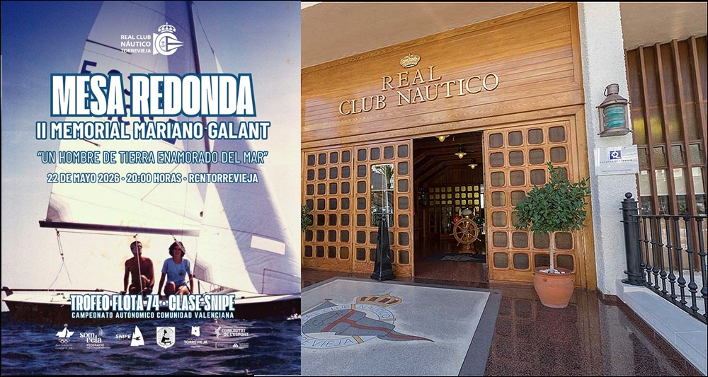 El Real Club Náutico rendirá homenaje a Mariano Galant Torregrosa en una emotiva mesa redonda