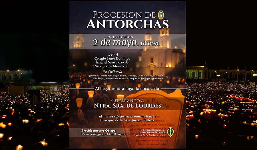 La Delegación de Torrevieja estará hoy en la celebración del 65º aniversario de la Hospitalidad de Lourdes en Orihuela