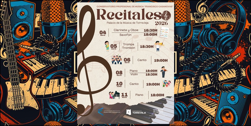 El Conservatorio Profesional de Música “Francisco Casanovas” celebra sus Recitales 2026 en Torrevieja