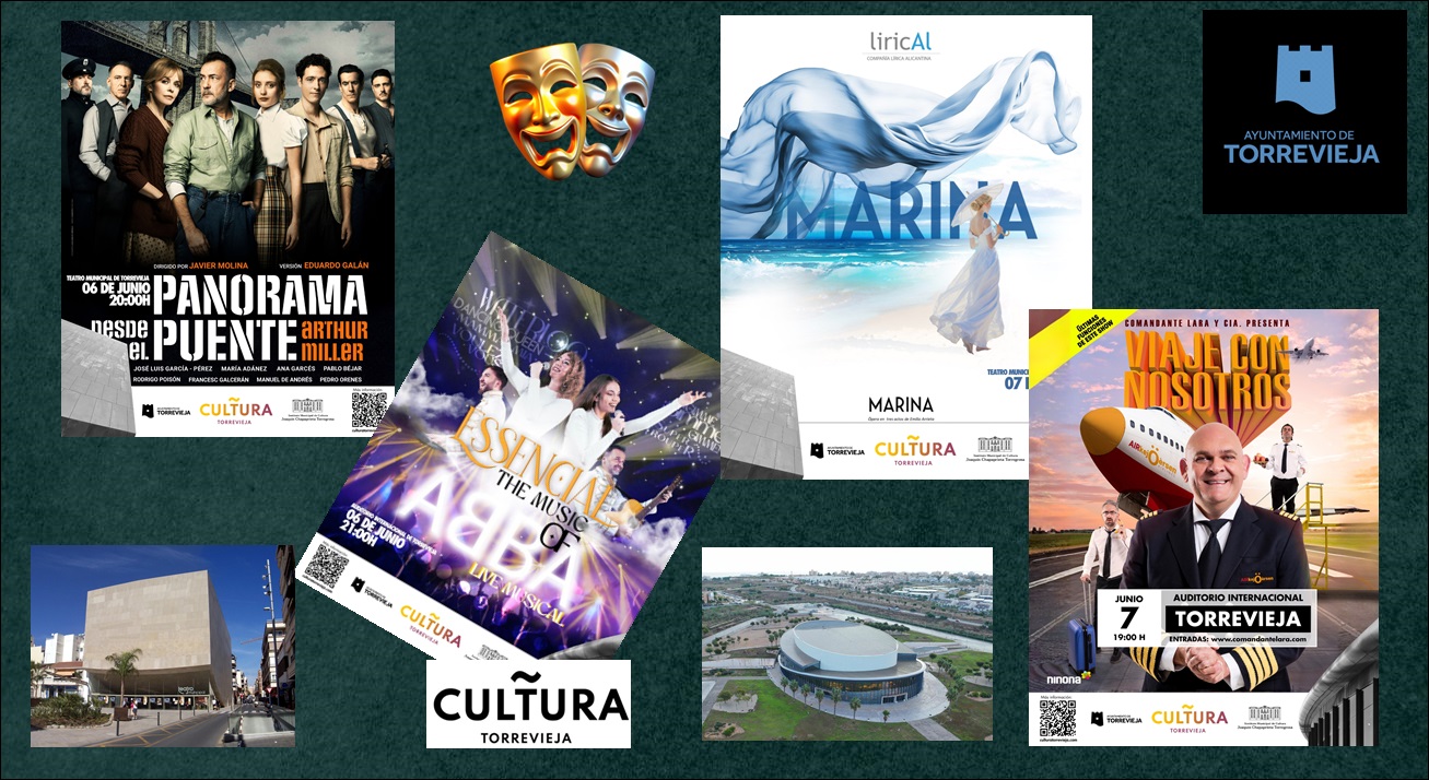 El teatro clásico, los grandes éxitos de Abba, una Zarzuela y el Humor de Comandante Lara protagonizan el fin de semana cultural en Torrevieja