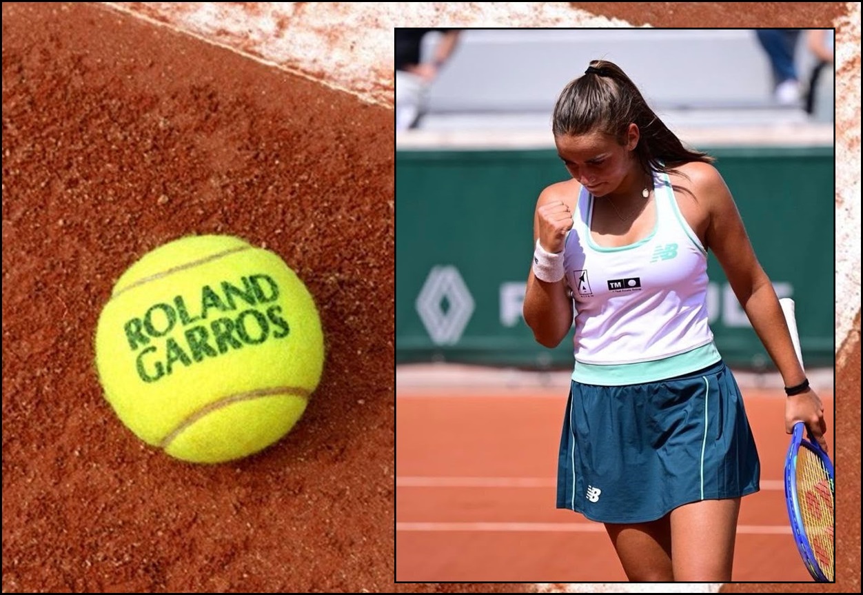 Charo Esquiva deslumbra en su estreno en Roland Garros con una victoria arrolladora